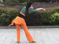 《动动广场舞红山果》 一步一步教背面教学分解动作学跳舞16步