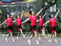 刘荣广场舞拿出你的情抓住你的爱一步一步教正背面教学分解动作学跳舞16步