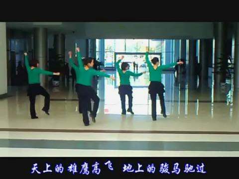 2014紫紫雨广场舞绿旋风