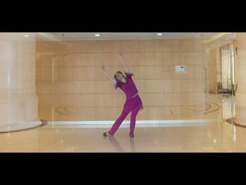 2014临安飞翔广场舞画心一步一步教正背面教学分解动作学跳舞